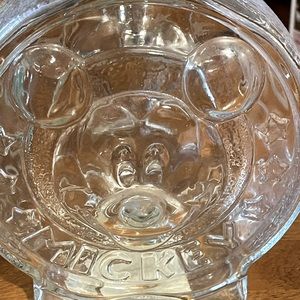 Disney 💫 Anchor Hocking Vintage Mickey and Minnie Coin Bank